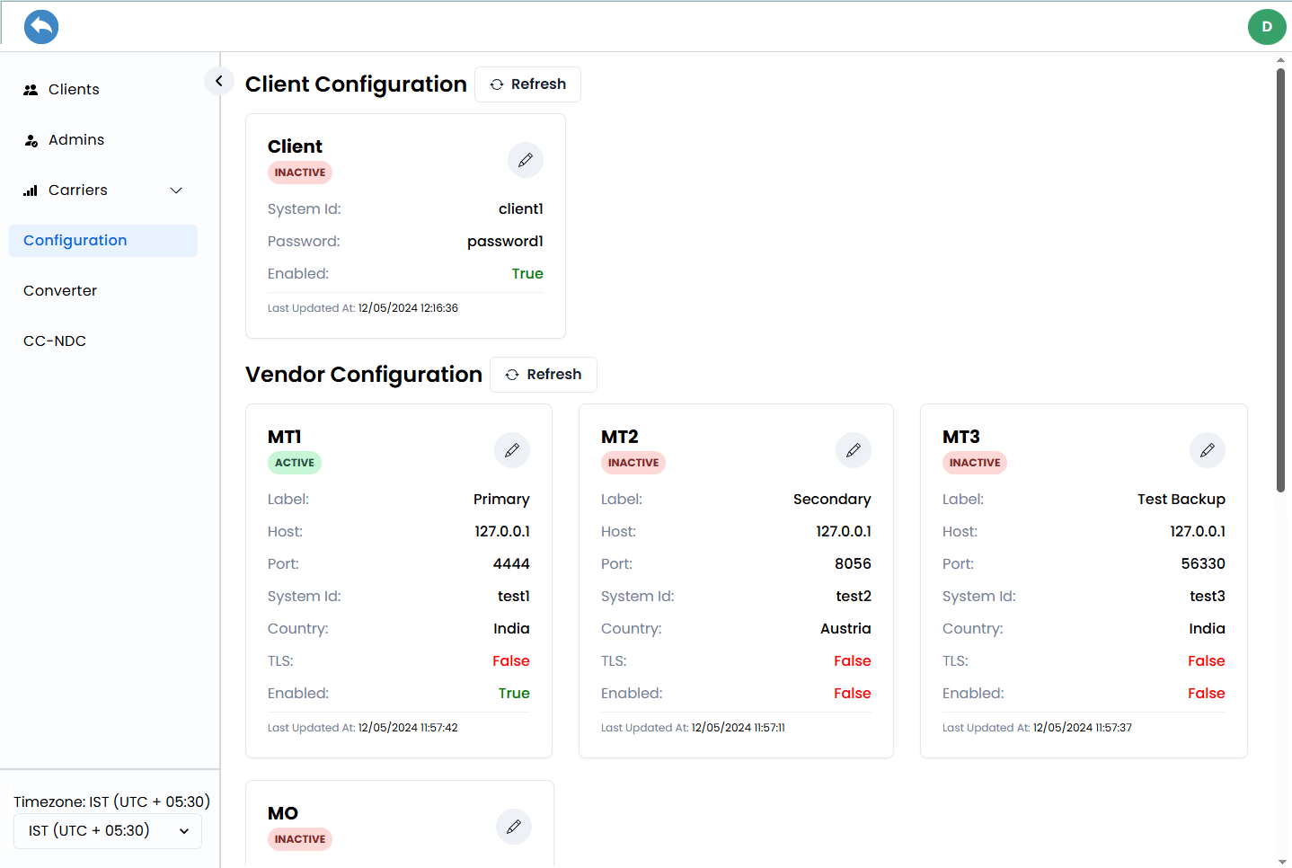 An image of the IO Messaging App project.